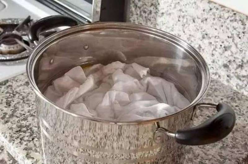 кипятить белье в кастрюле