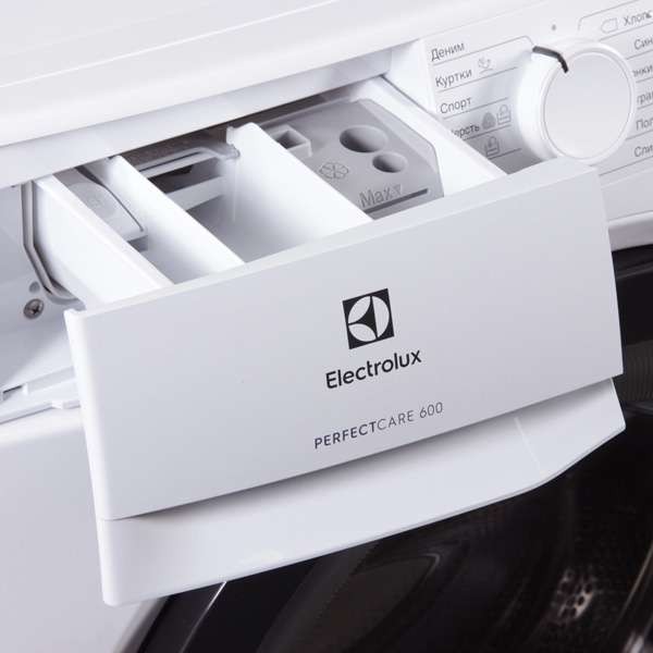 Отсеки стиралки Electrolux