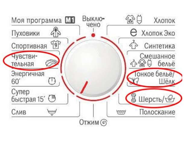 Режим стирки постельного белья