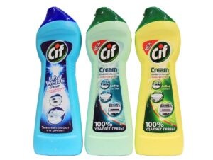 отмыть жир на чайнике cif