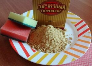 Избавиться от чернил на экокожи с помощью горчицы