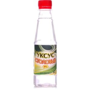 оттереть ручку с обоев уксусом