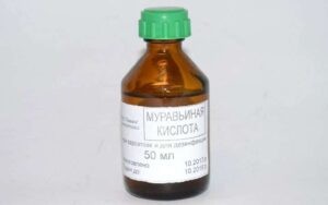 удалить накипь в утюге муравьиной кислотой