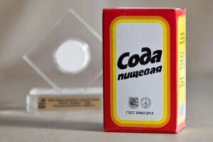 очистить утюг от накипи содой