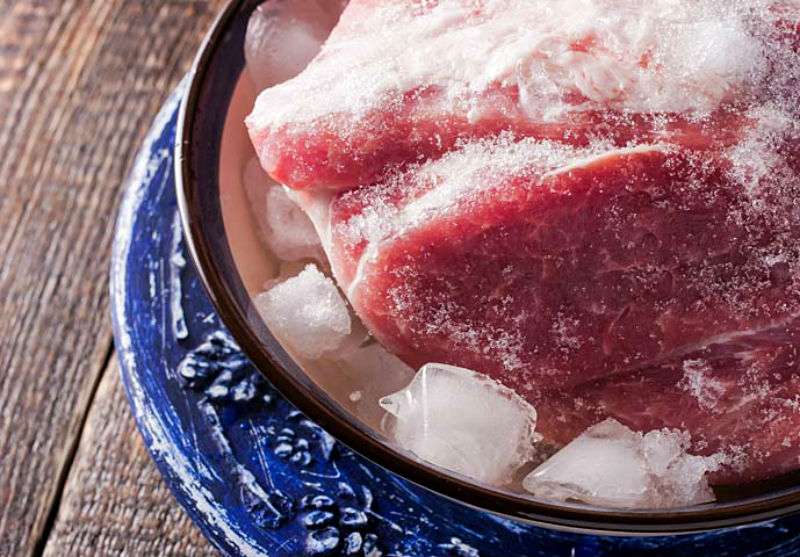 ускорить размораживание мяса