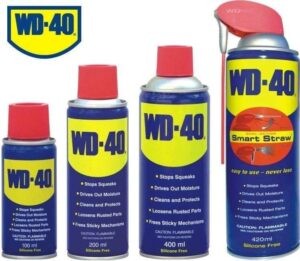 очистить слайм от одежды смазкой wd 40